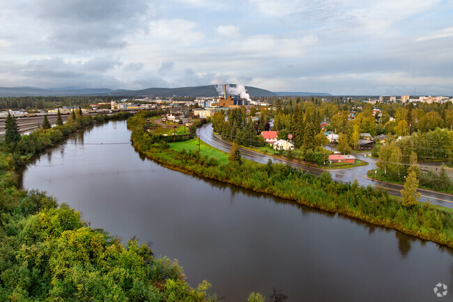 Scenic views of the Chena River can be found in Downtown Fairbanks.