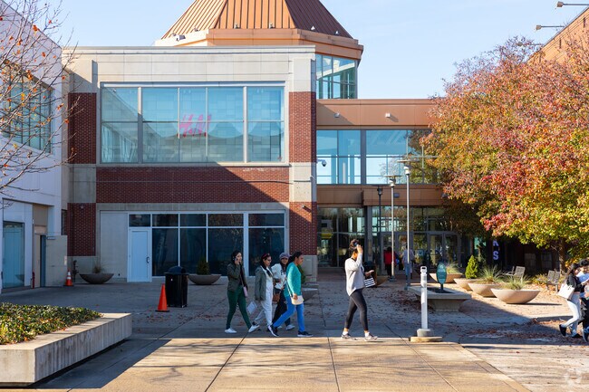 Shoppers head toward Oxmoor Center Mall in the Hurstbourne neighborhood.