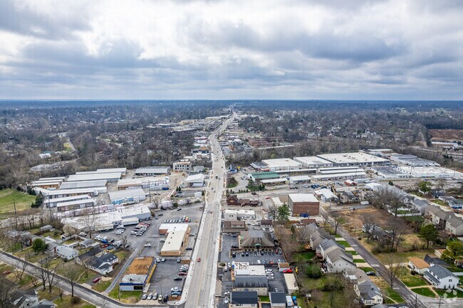 Rock Hill is split by Manchester Ave running east and west