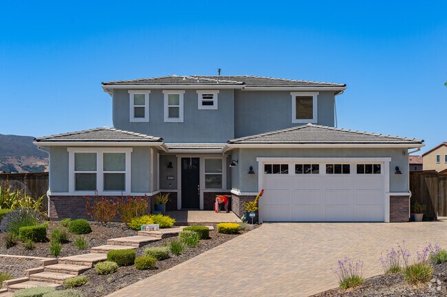 Several of the recently built homes in Margarita are two-story homes with attached garages.