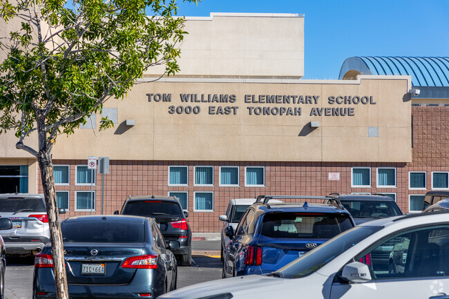 Tom Williams Elementary School is located in the Downtown North Las Vegas neighborhood.