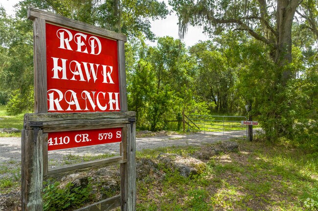 Red Hawk Ranch is a Native American goods store open on Saturdays.