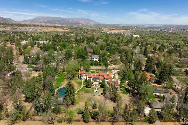 The Broadmoor Hotel sits in the middle of the Broadmoor neighborhood.