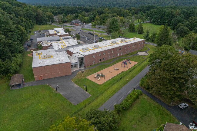 Students can enjoy the large playground at Smithfield Elementary School.