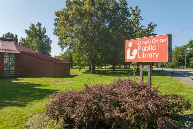The Crozer Public Library in South Chester is a popular stop for relaxation and learning.
