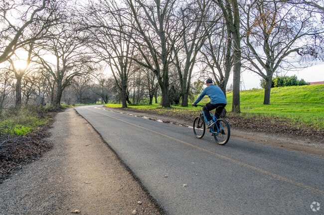 Take a walk or a bike ride on the American River Bike Trail in College-Glen.