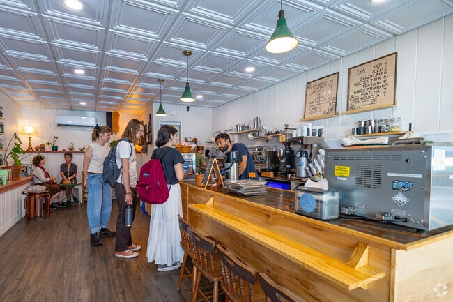 The Ridge Cafe pours coffee and study‑friendly space near campus.