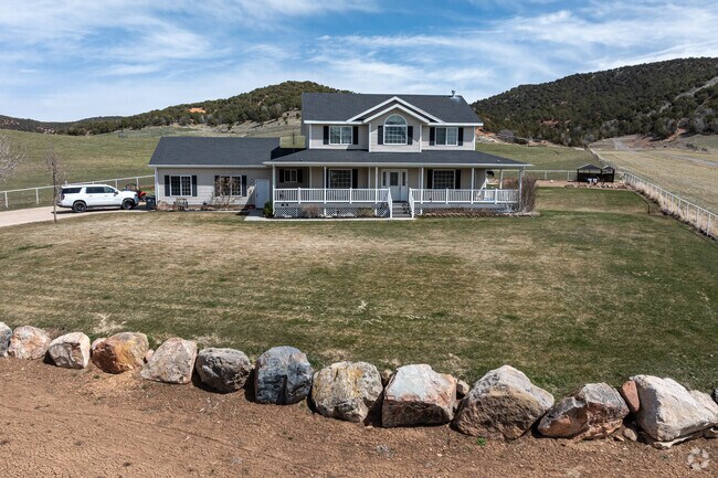 Spacious homes are surrounded by well maintained acres in Hoytsville.