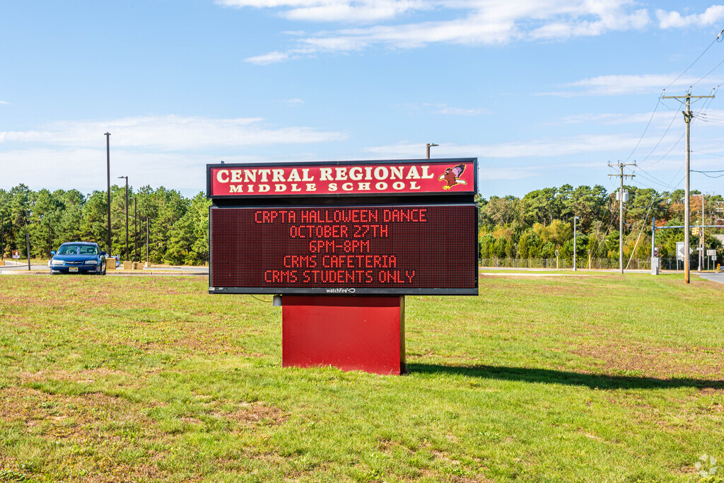 Central Regional Middle School is located next to Central Regional High School.