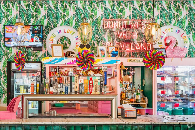 Brewnuts serves up beer based donuts, craft brews, and hot coffee in Gordon Square Arts District.