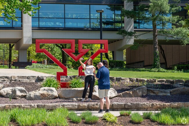 Take a selfie at the Y for Youngstown in Arlington.