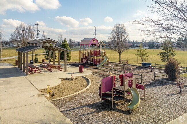 Bring you children to play at Red Hawk Park in South Carol Stream.