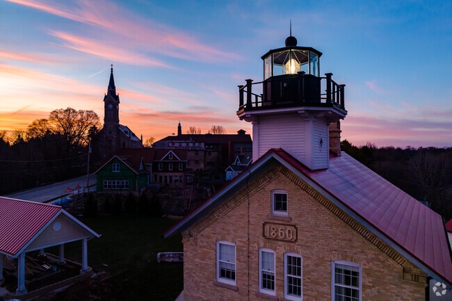 The Light from the Port Washington Historical 1860 Light Station