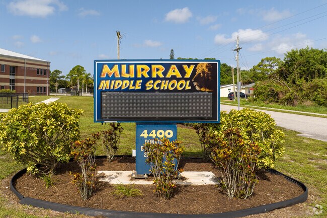 Murray Middle School is located close to Jupiter Island.