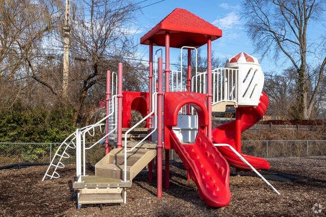 This is the play area at John Paul II Academy.