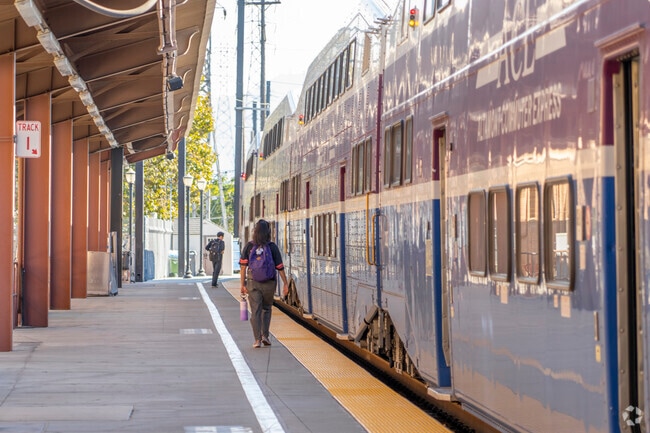 The Diridon Station allows Roosevelt Park locals to ride the train to San Francisco.