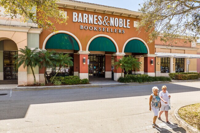 Book lovers will love living around the corner from Barnes & Noble.