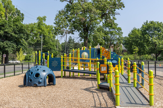 Playground at Ferndale Lower Elementary School in Oak Park.