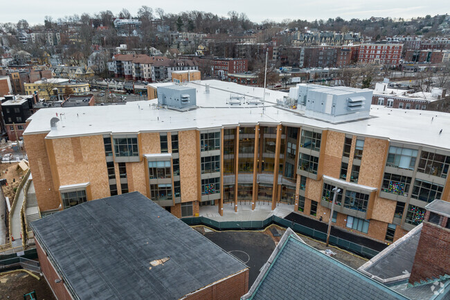 Michael Driscoll School in Brookline receives an overall score of A from niche.