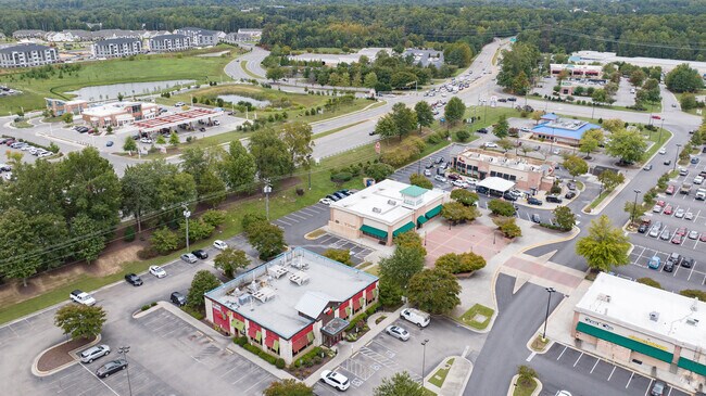 Restaurants, Schools and homes are easy to access off the Poe Parkway.