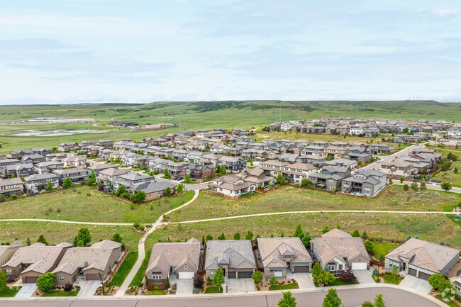 Stepping Stone in Lone Tree, Colorado offers a peaceful suburban lifestyle with thoughtfully designed homes and winding streets perfect for quiet evening strolls.