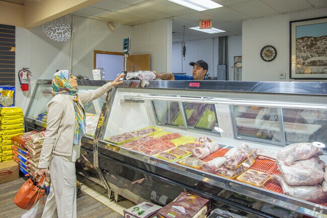 Fresh halal meats are always in stock at Holy Land International Market in Copernicus Park.