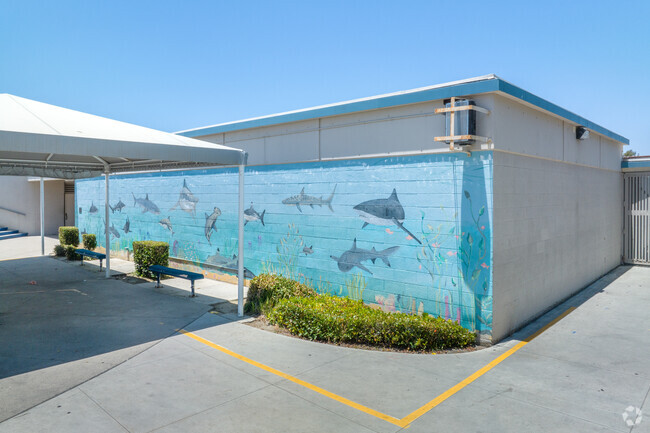 A beautiful mural at Niguel Hills Middle School.
