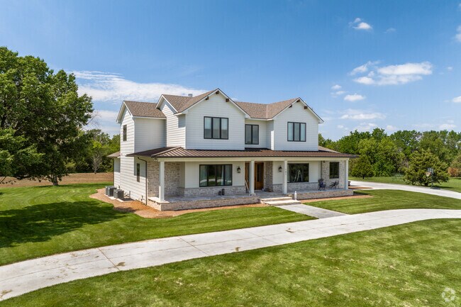 This newly built Derby home sits on a large piece of land.
