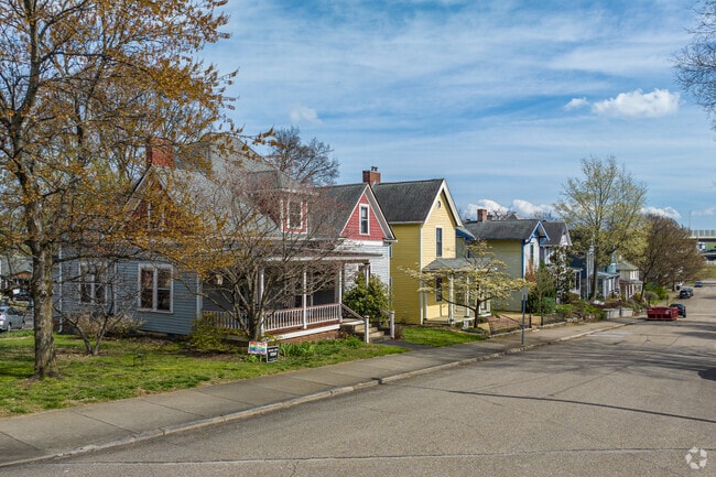 Rows of homes in the Fourth & Gill neighborhood sure are kind on the eye.
