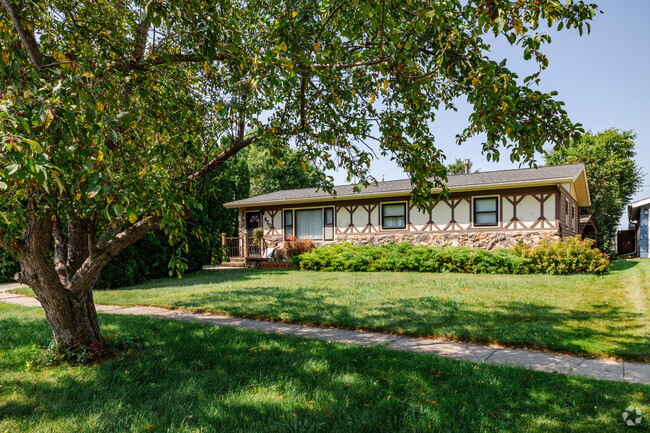 A Ranch-style home sits in the shade in the Berger neighborhood.