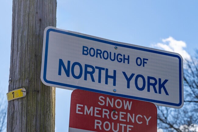 North York is a quiet neighborhood near downtown York.