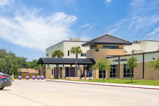 Young scholars start out at H.T. Faulk Elementary School in Aransas Pass, Texas.