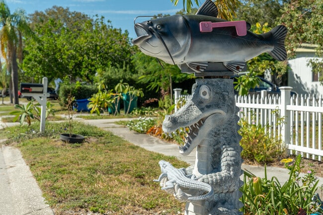 Funny mailboxes are common in South Highpoint communities.
