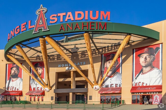 The Los Angeles Angels of Anaheim is a major sports attraction hoisted in Anaheim.