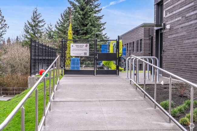Viewlands Elementary School playground entrance.