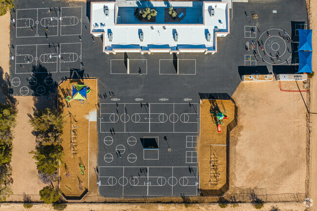 Twentynine Palms Elementary School has many outdoor activities for students.