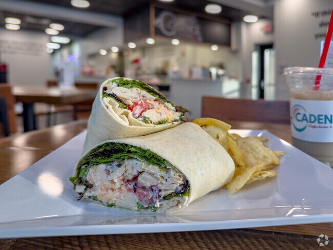 Delicious food and treats at Cadence Coffee House and Creperie.