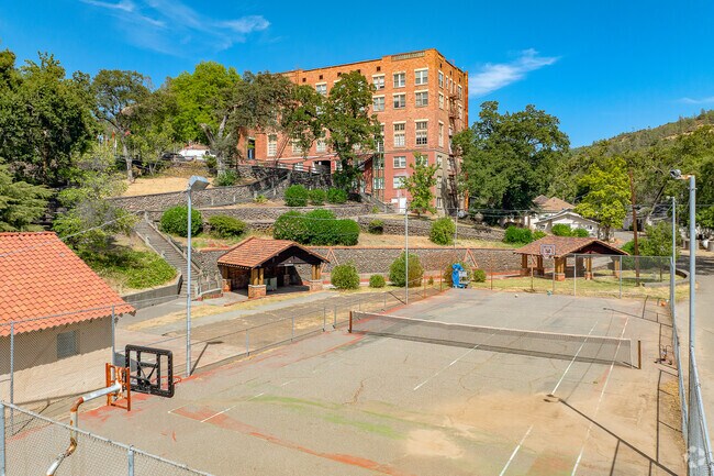 Sport courts are available at International Christian School.