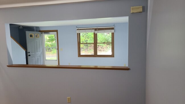 View from Kitchen into Living Room