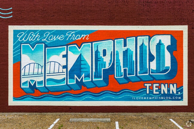 Murals displaying Memphis pride can be found throughout the Medical District.