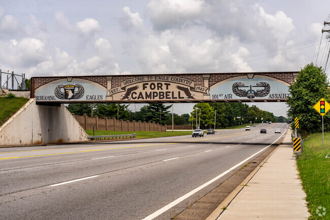 Fort Campbell is located just a short drive from Glen Ellen Landing.