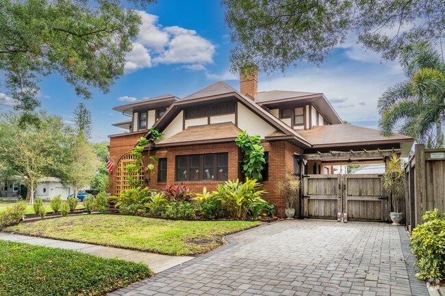 There is some modern construction sprinkled throughout Lake Euclid.