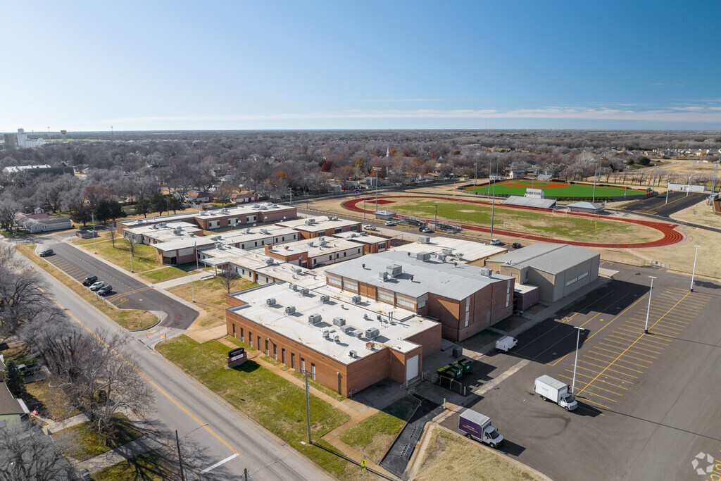 This is an aerial view of Valley Center Intermediate School.