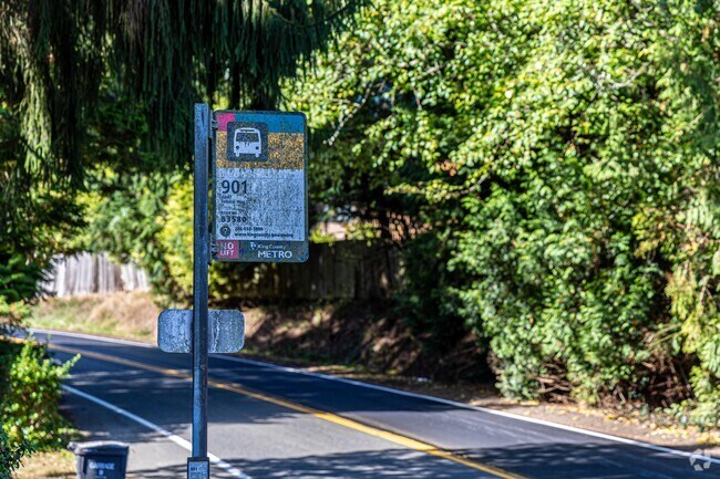 The Marine Hills neighborhood is well served with bus stops through the area.