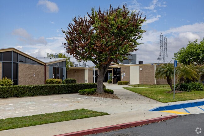 View of the Fulton Middle School located in Fountain Valley CA.