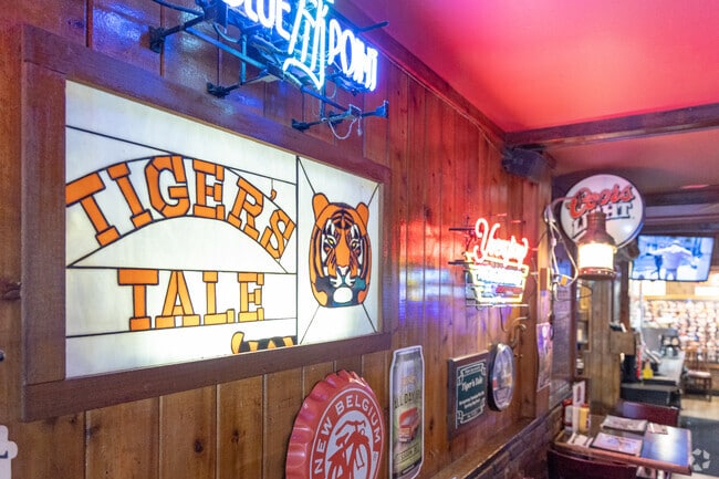Tiger's Tale features retro decor and a laid-back vibe.