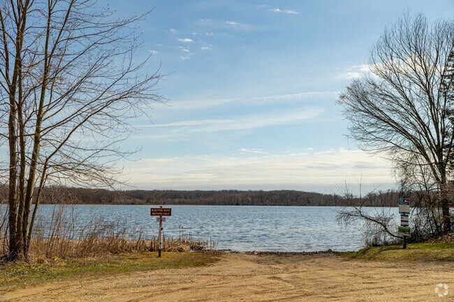 Nearby Mill Lake offers visitors to Waterloo Recreation Area a boat launch for electric craft.