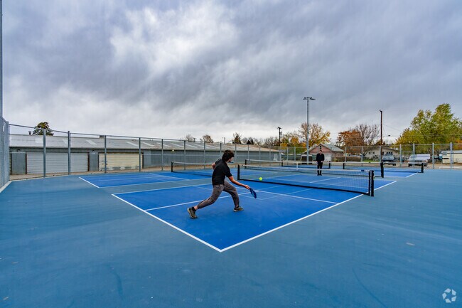 East Central Billings residents enjoy playing pickleball at Central Park.