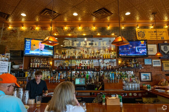 Brecon Grille & Pub offers bar fare in Saline’s historic district near York Township.