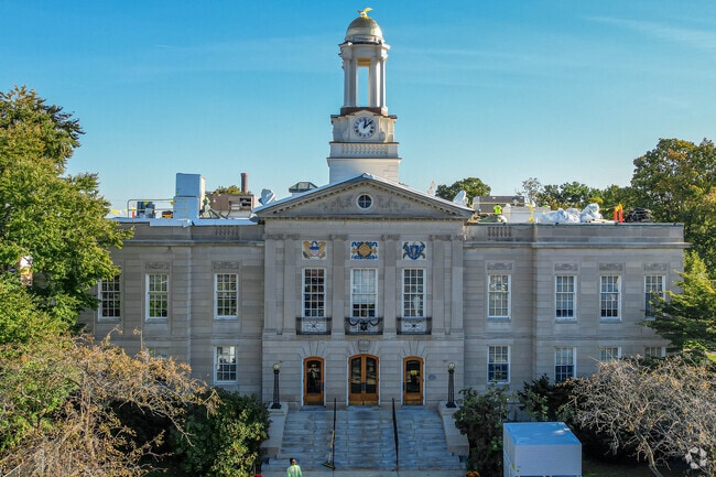 Locals can access historic Waltham Town Hall at Waltham Common near Bleachery.